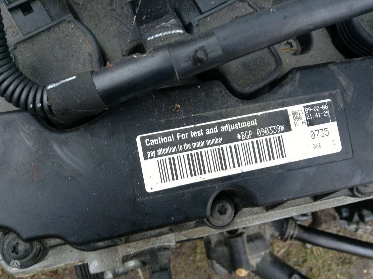 Volkswagen Jetta, BGP, variklio detalės