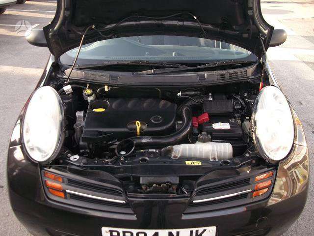 Nissan Micra variklio detalės