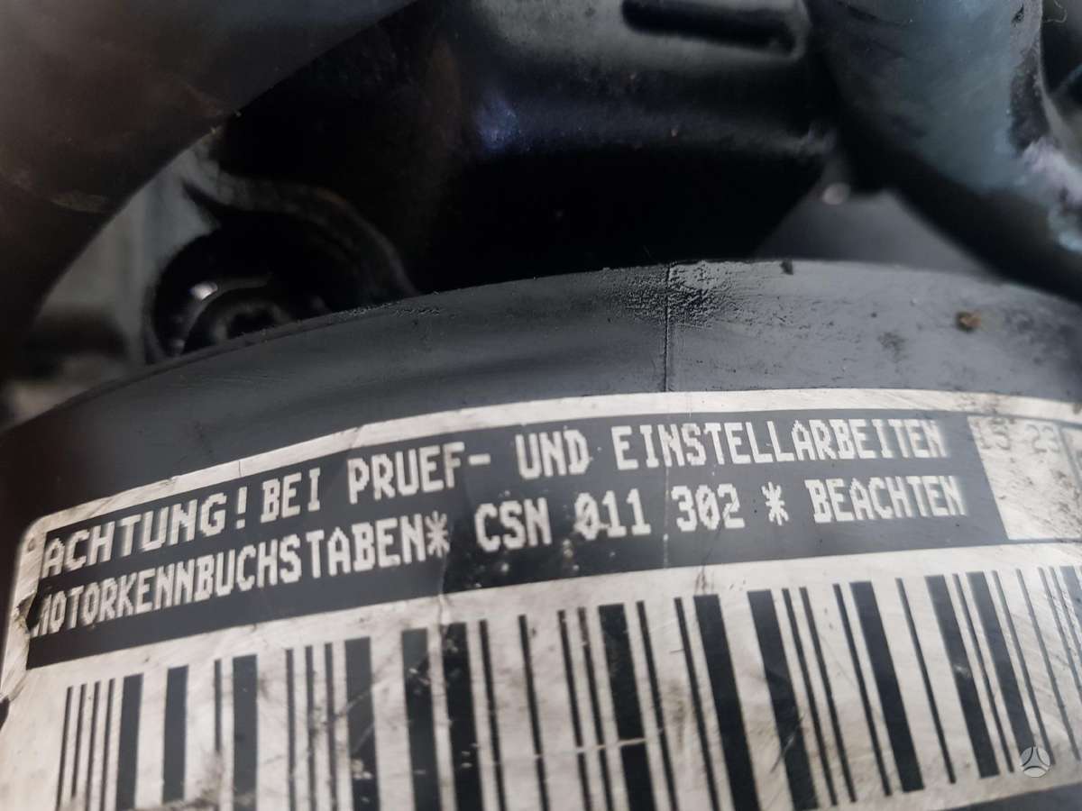 Volkswagen Crafter Variklio kodas csn