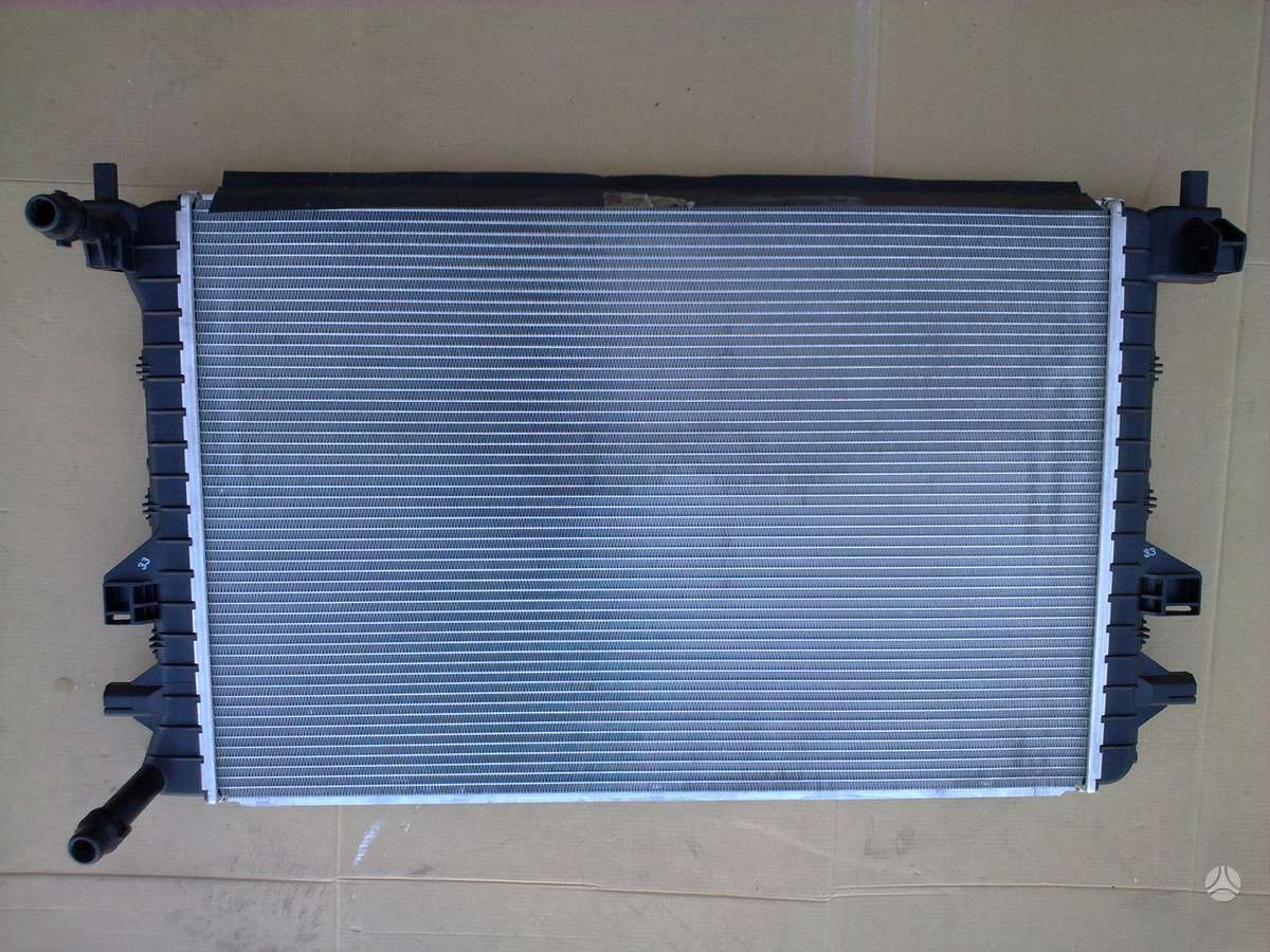 Audi A3, 5Q0, a/c condenser, water radiator, fan