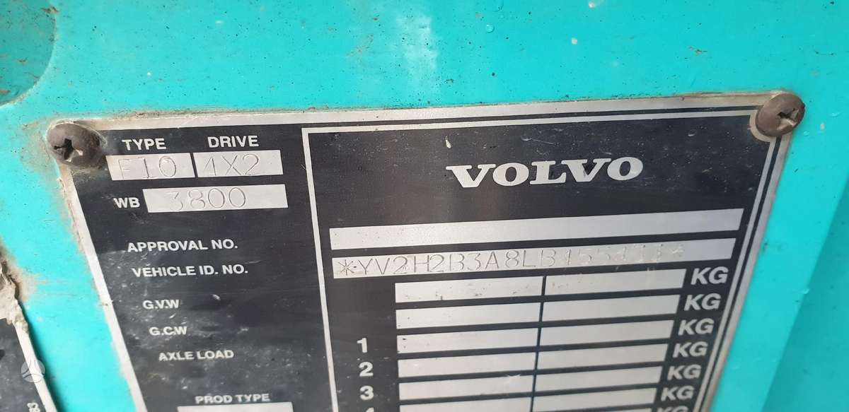 Volvo F 10, 1 спальное место