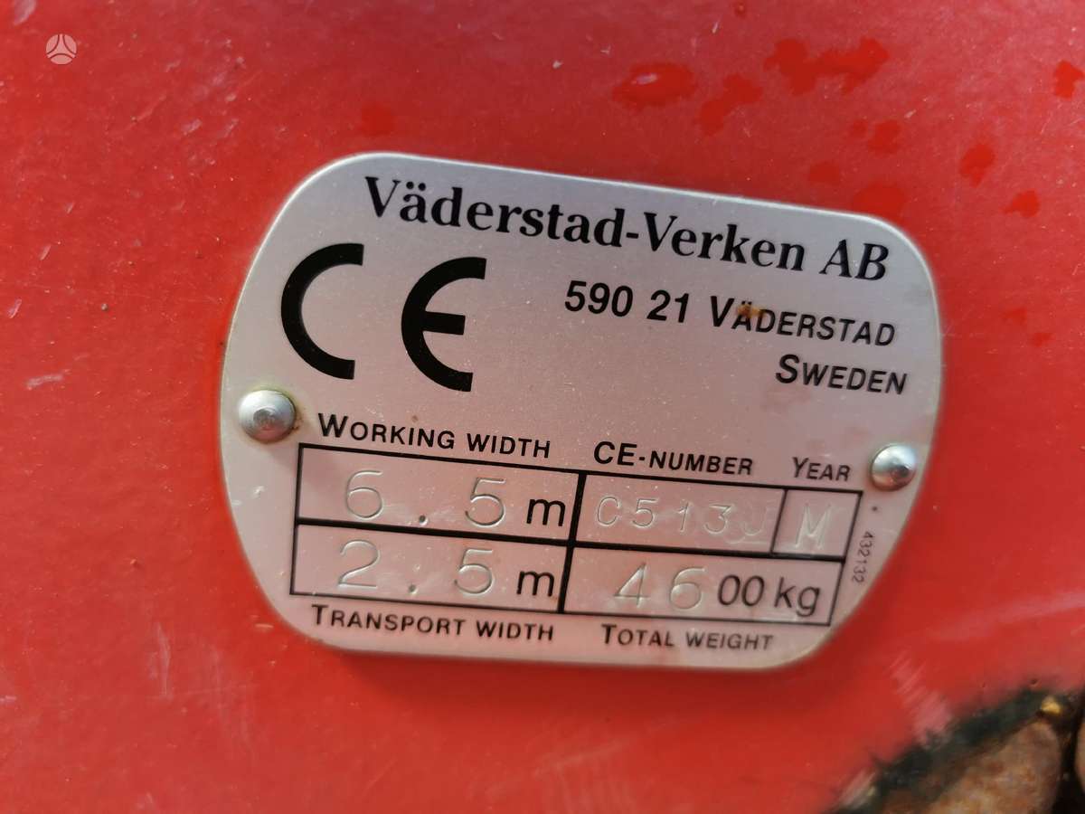 Vaderstad Carrier 650, скребки, скрубберы