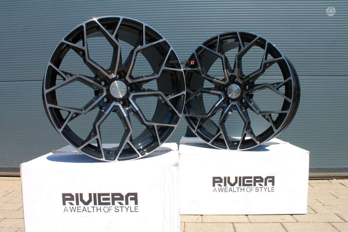 RIVIERA RF5 Black Polished FlowFormed, light alloy, R20