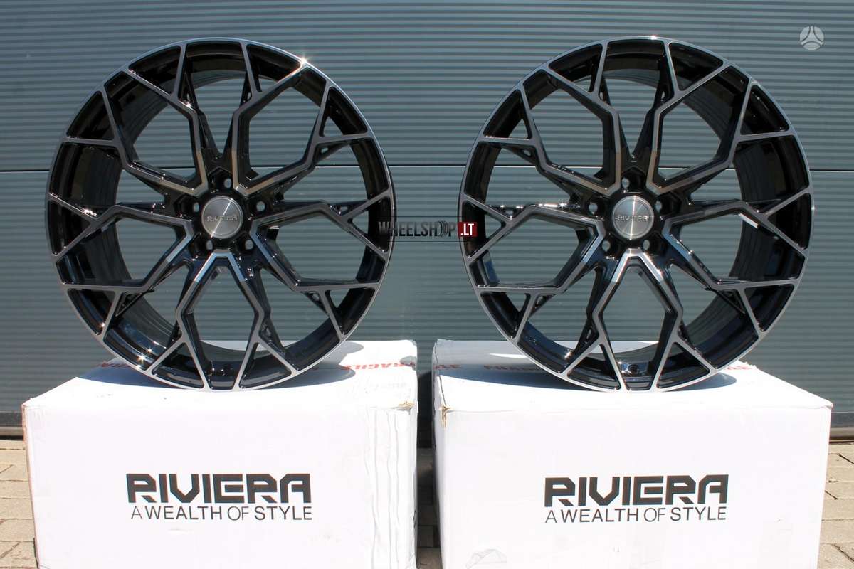 RIVIERA RF5 Black Polished FlowFormed, light alloy, R20