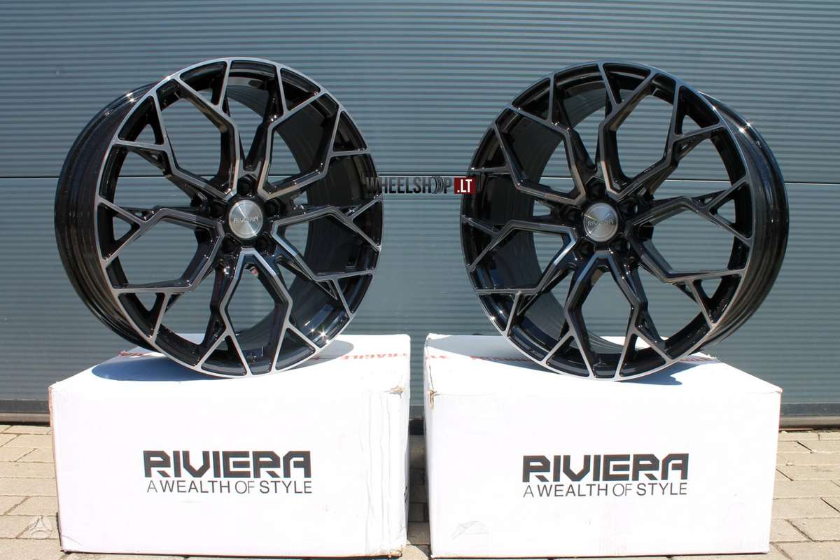 RIVIERA RF5 Black Polished FlowFormed, light alloy, R20