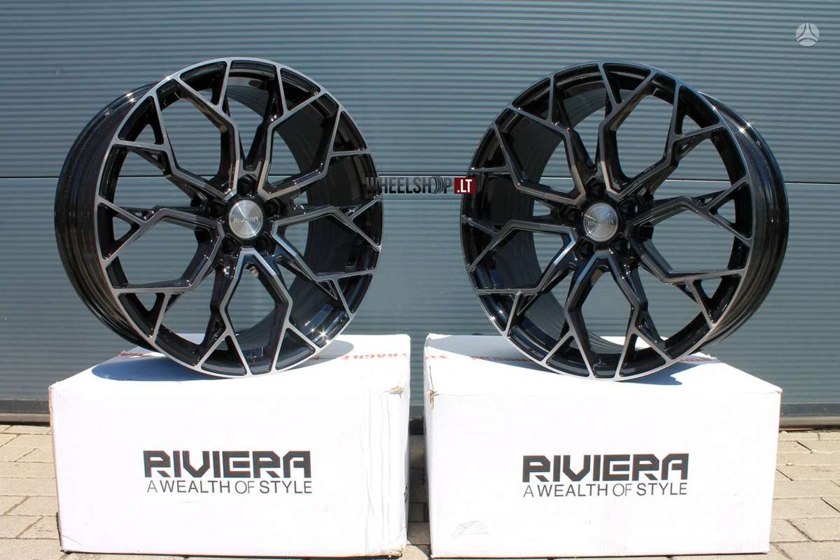 RIVIERA RF5 Black Polished FlowFormed, light alloy, R20