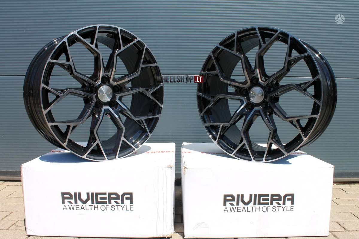 RIVIERA RF5 Black Polished FlowFormed, light alloy, R21