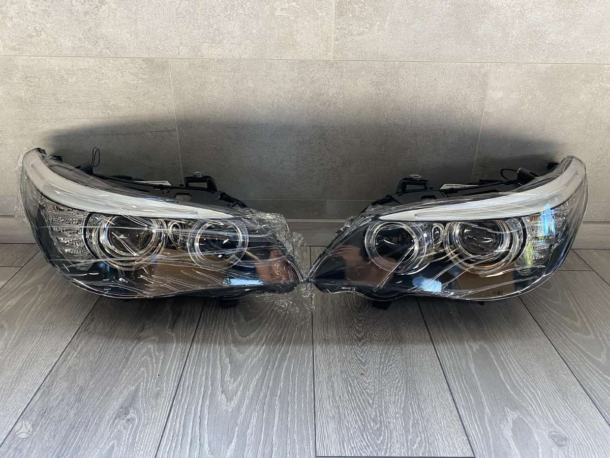 BMW 5 serija фары