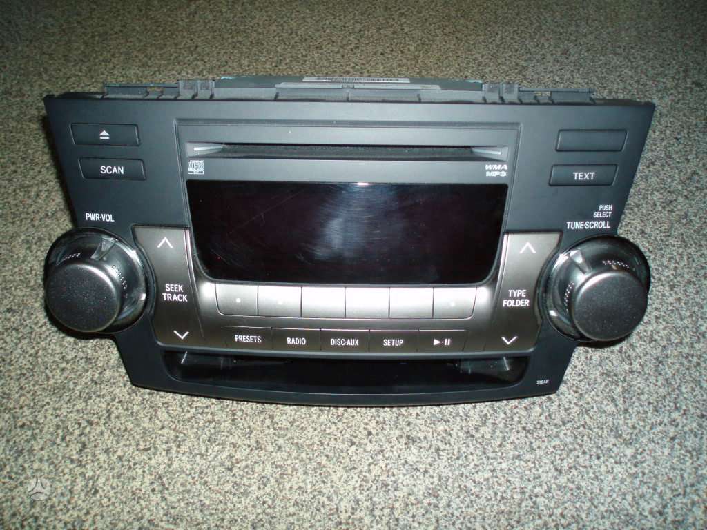 Toyota Highlander, 86120-48M30-C0, Audio centras