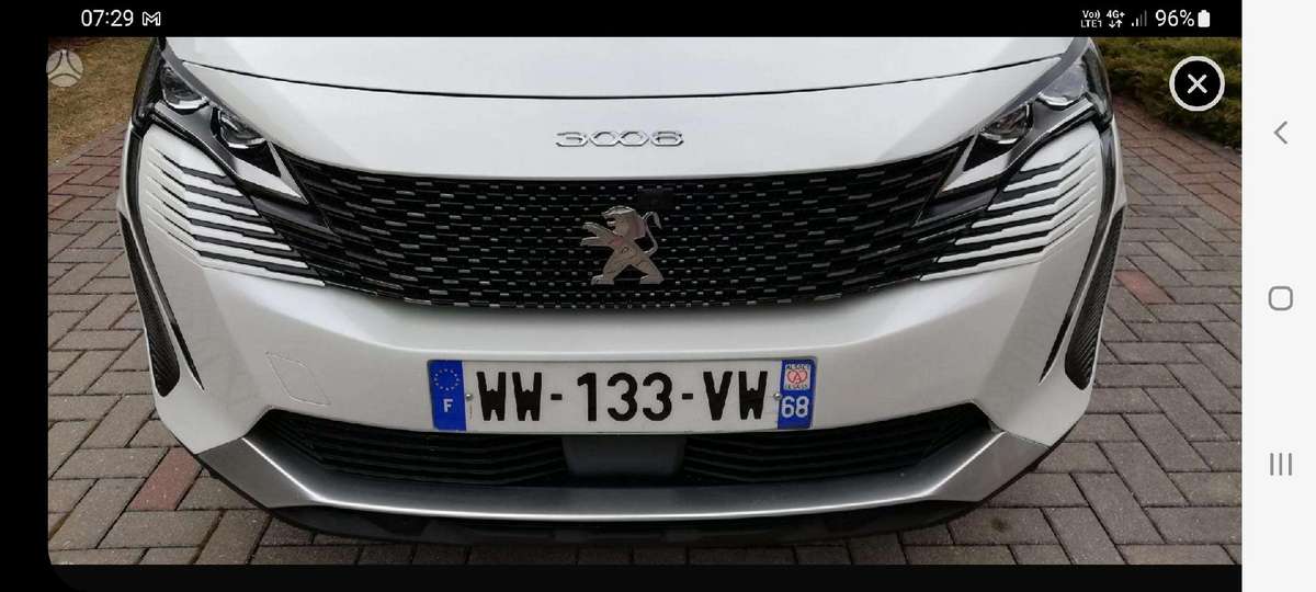 Peugeot 3008 bumpers