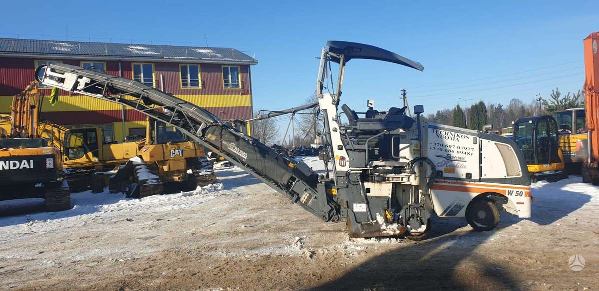 Wirtgen W50, kelių tiesimo mašinos