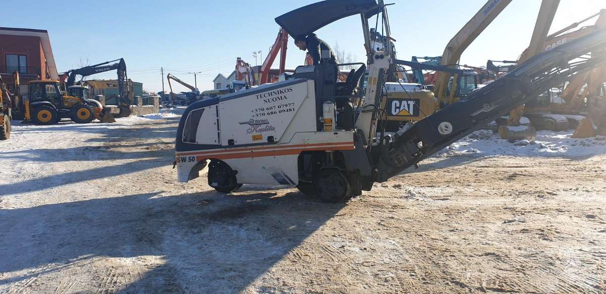 Wirtgen W50, kelių tiesimo mašinos