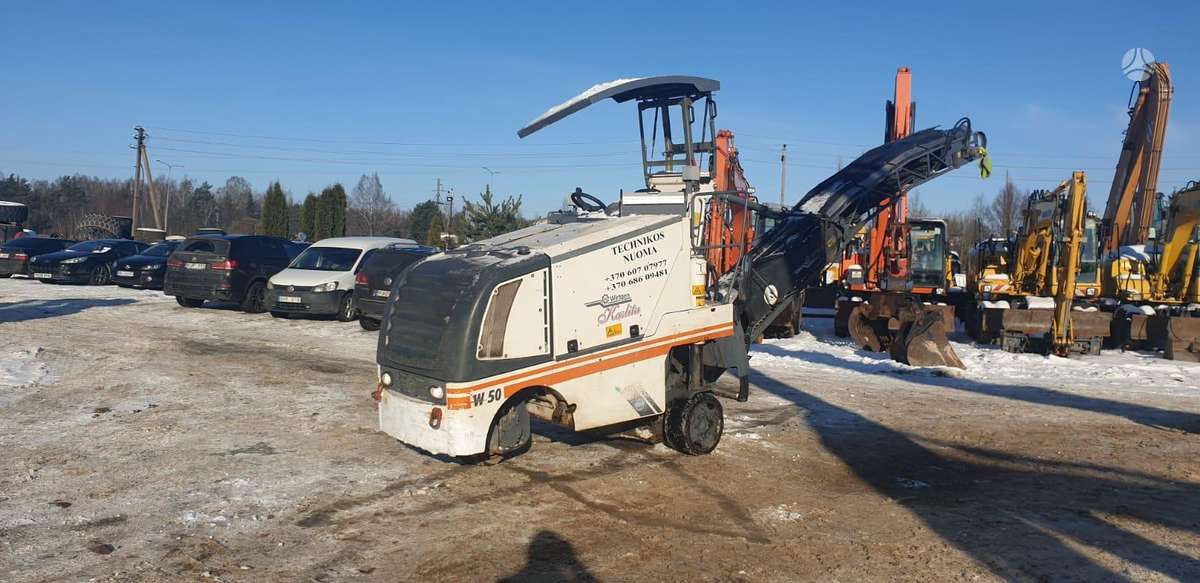Wirtgen W50, kelių tiesimo mašinos
