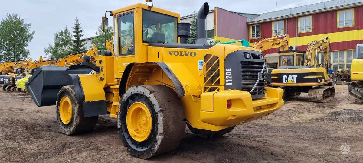 Volvo L120E, frontaliniai krautuvai