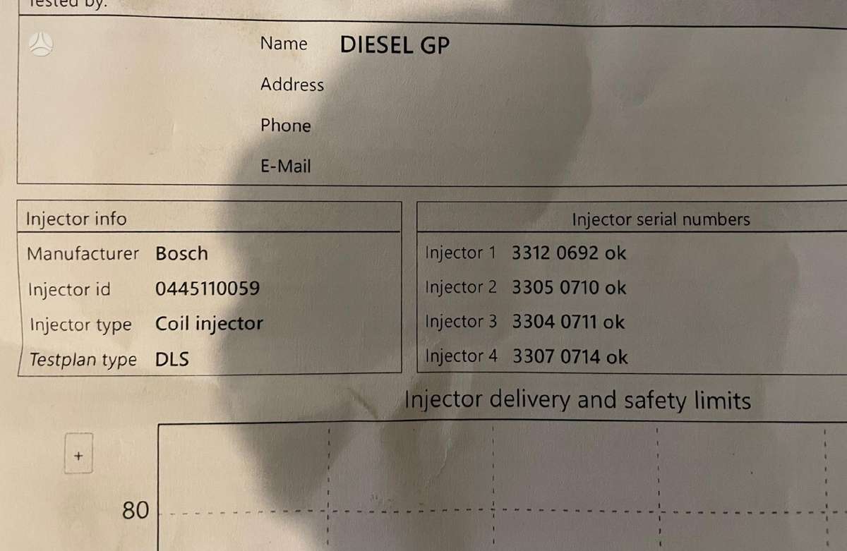 Chrysler Voyager, 0445110059, injection system