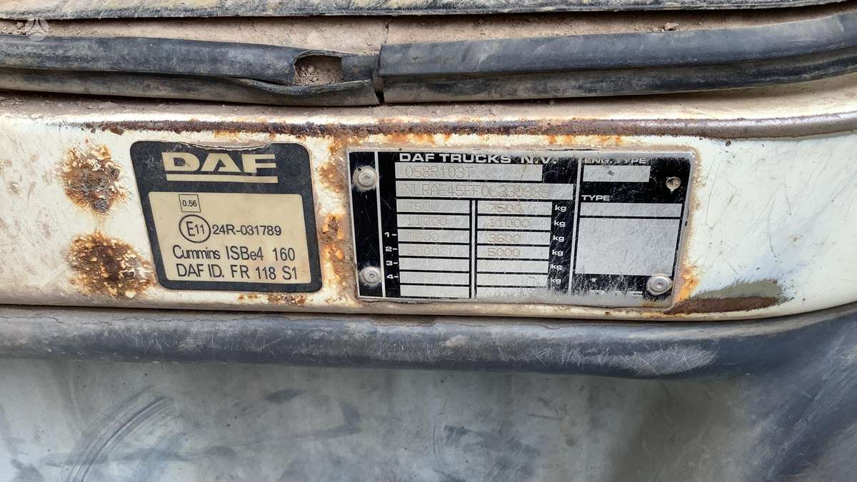 DAF LF45.160, šlavimo mašinos