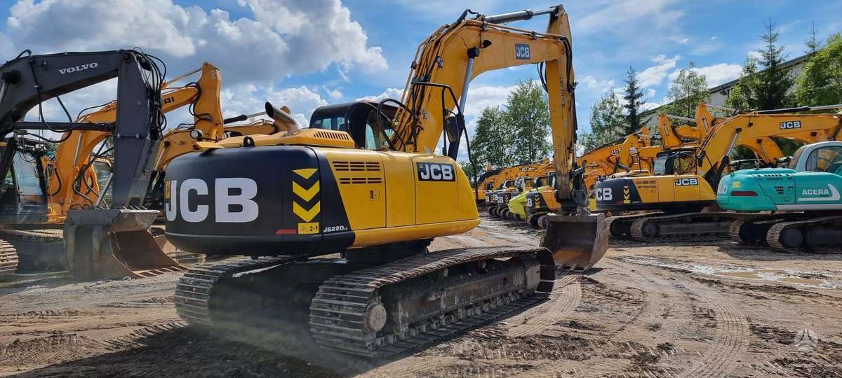 JCB JS220LC, ekskavatoriai