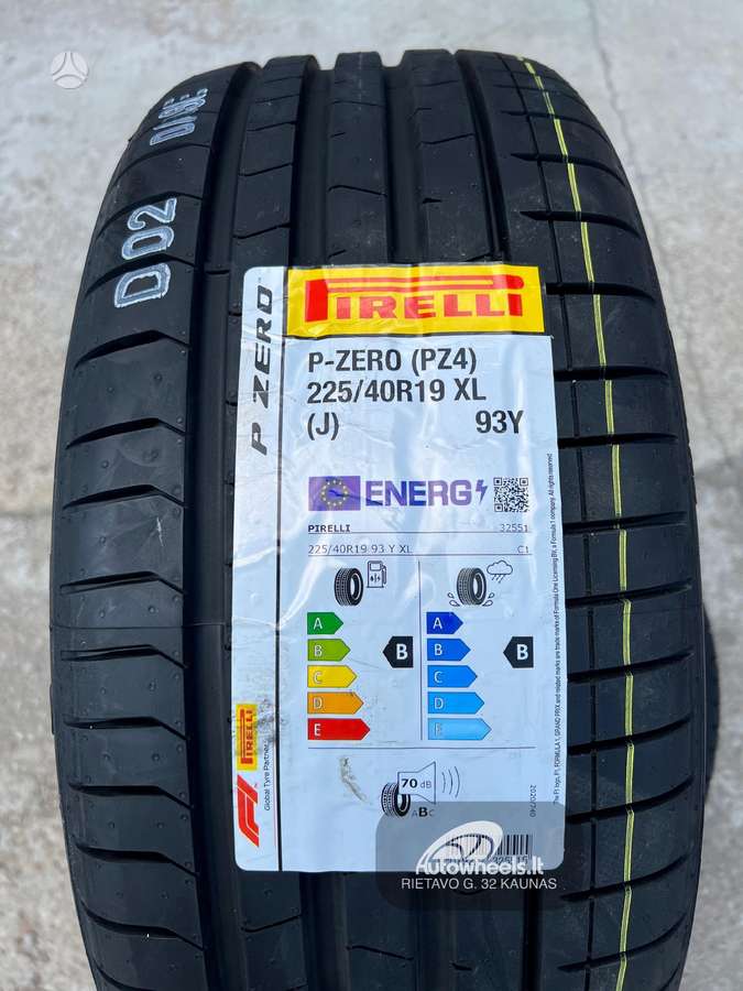 Pirelli P-Zero Luxury, vasarinės 225/40 R19