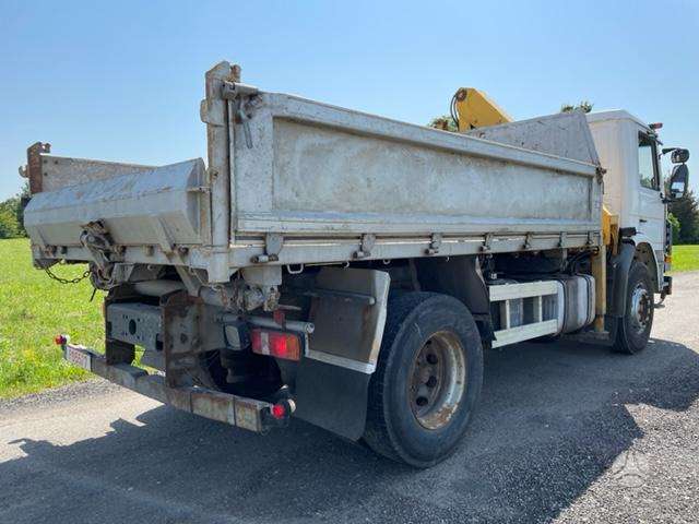 Scania P 93 ML, самосвалы с краном