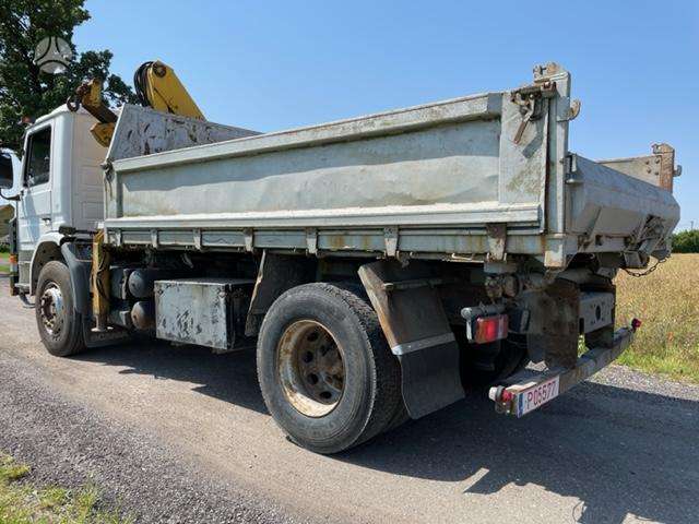 Scania P 93 ML, самосвалы с краном