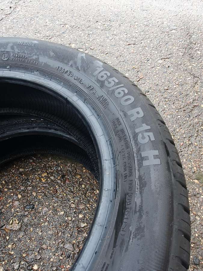 Continental, summer 165/60 R15