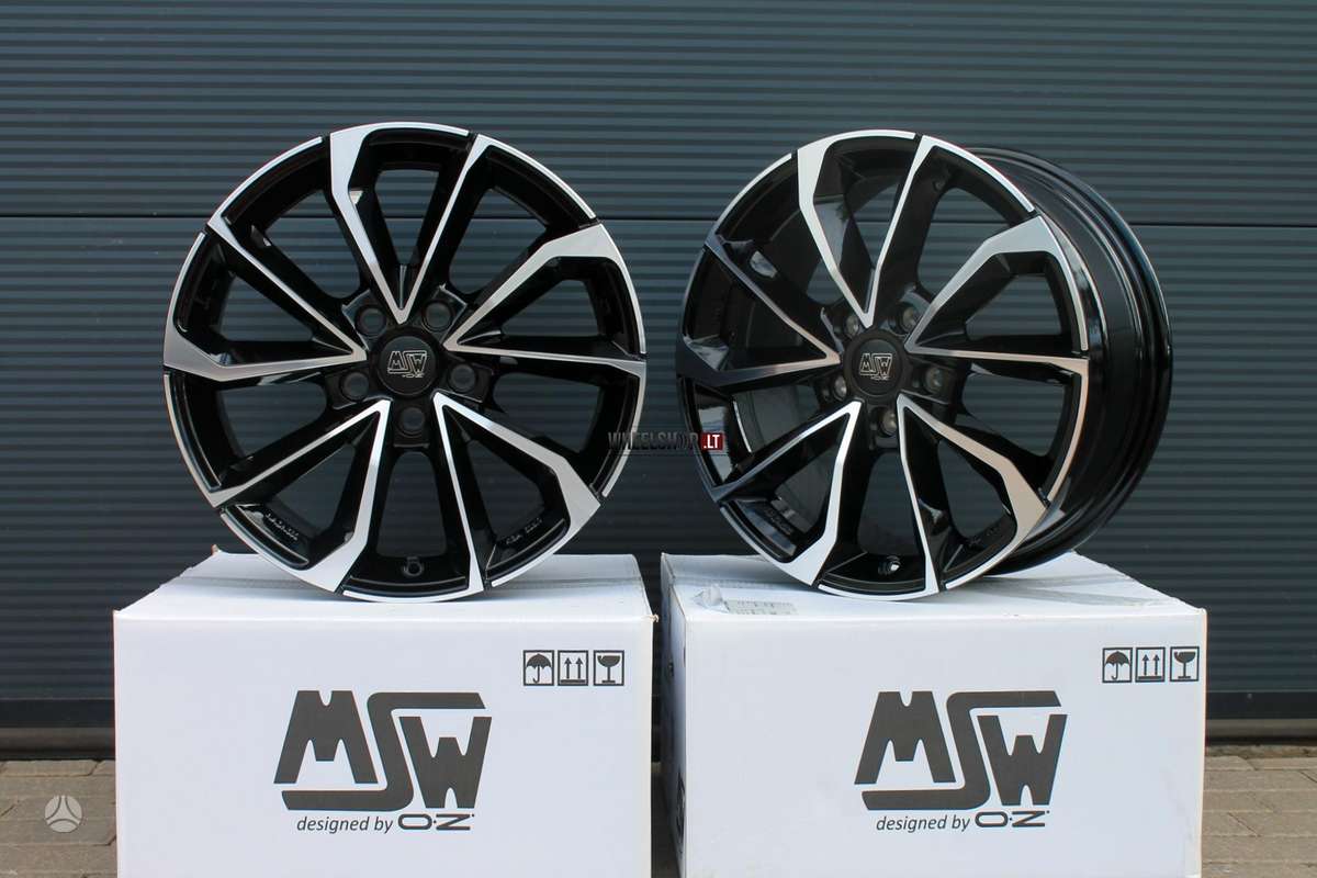 MSW 42 Gloss Black Full Polished, легкосплавные , R17