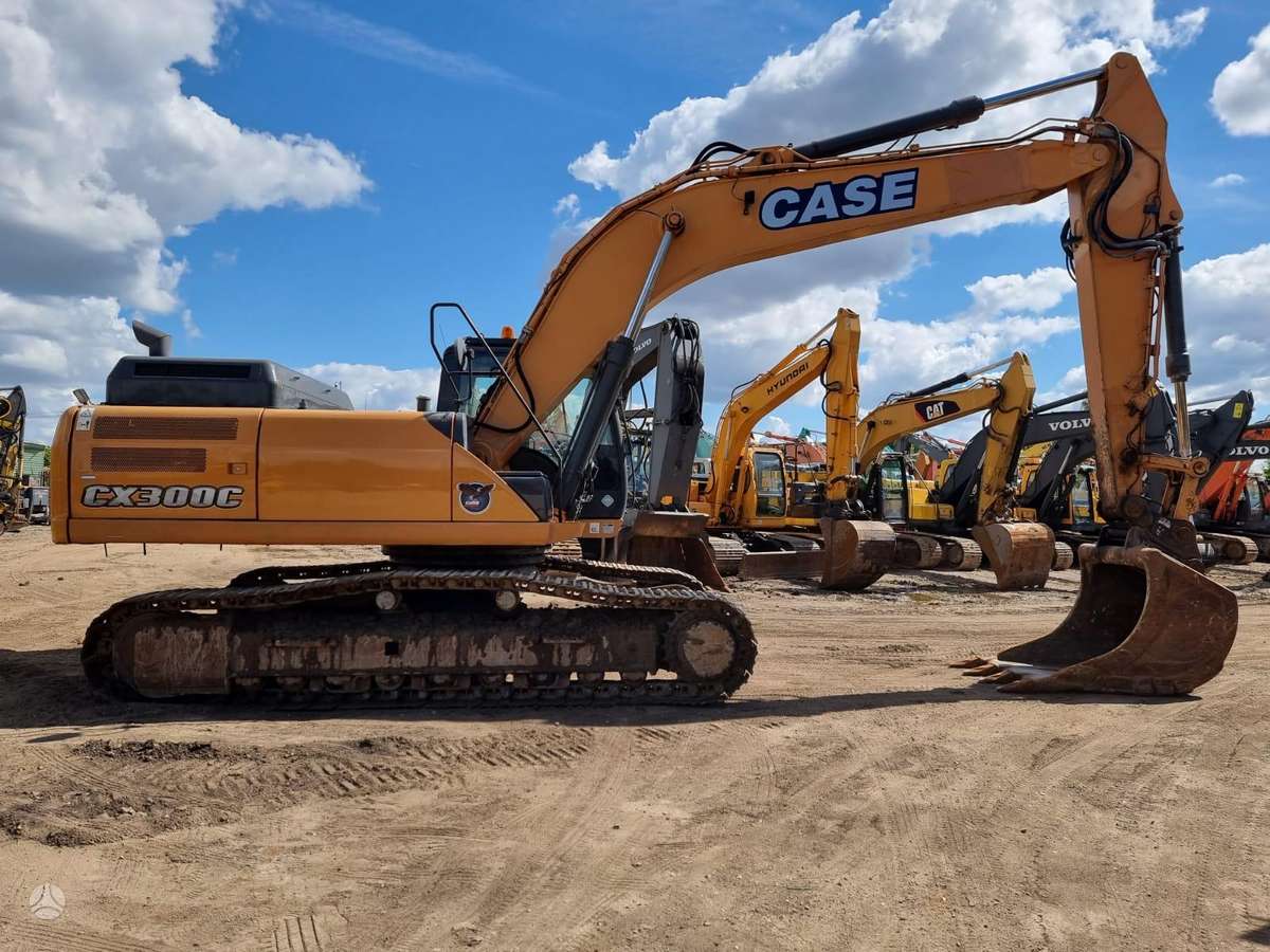 Case CX300C, excavator
