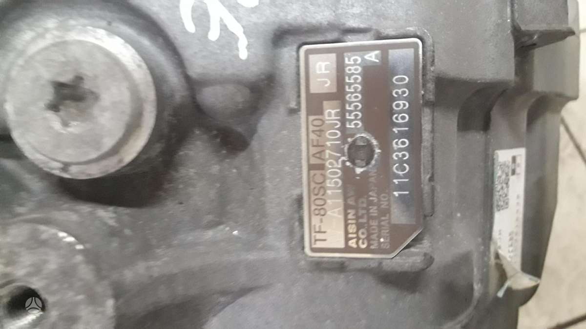 Opel Mokka, TF-80SC, ātrumkārba