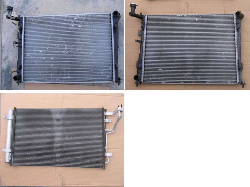 Kia ProCeed front grill, a/c condenser, water radiator
