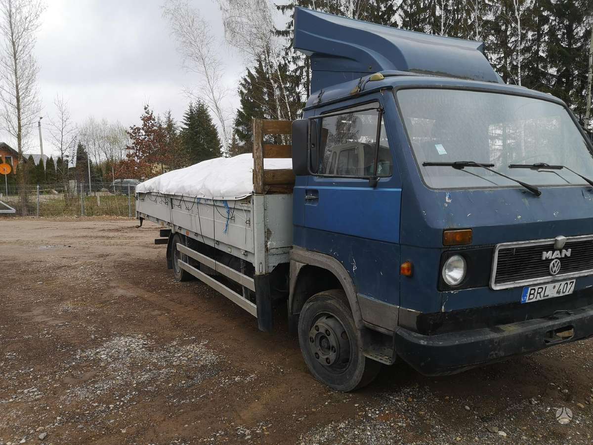 MAN 8.136, dropside trucks