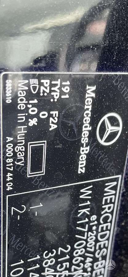Mercedes-Benz A250 Amg apdaila