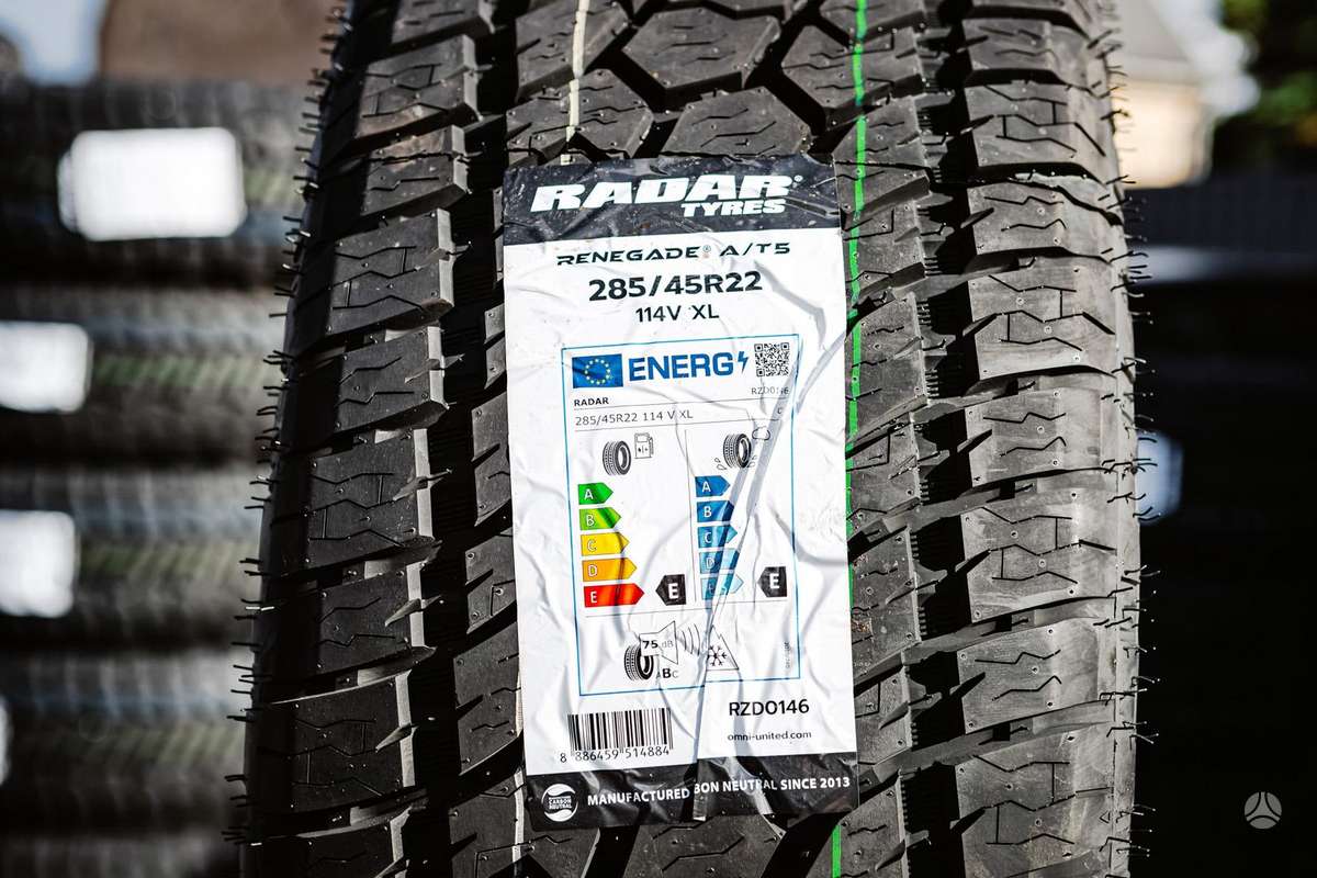 Radar Renegade A/T5, universalios 285/45 R22