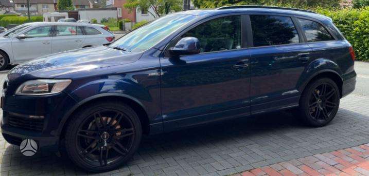 Audi Q7 Auto ardomas platesnė info telefonu