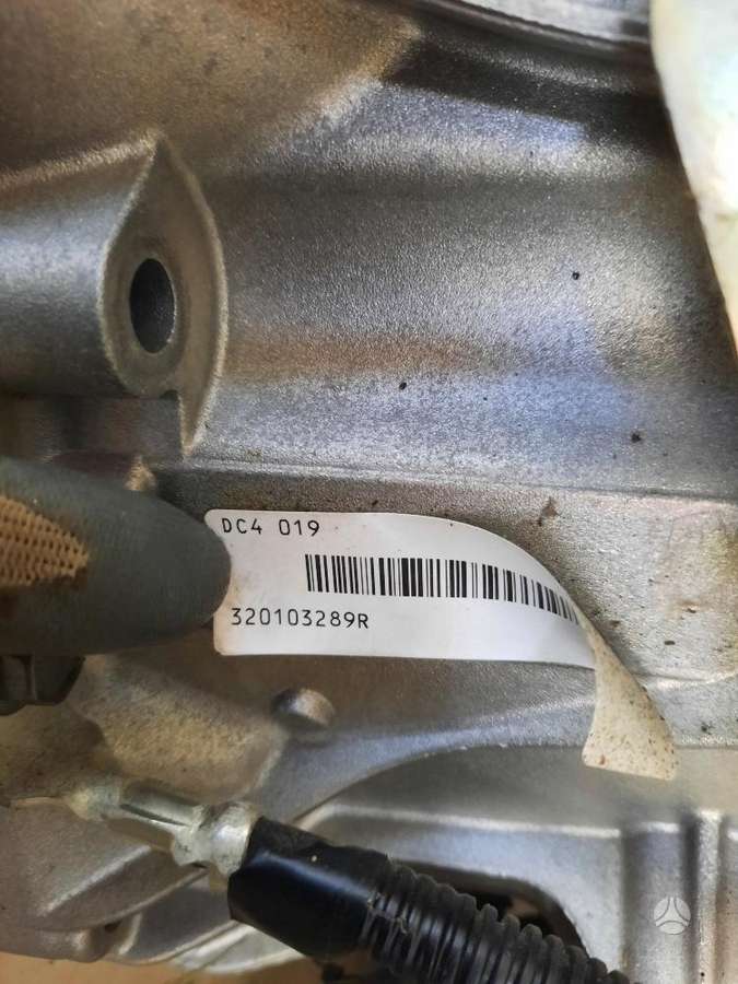 Renault Captur pavarų dėžė