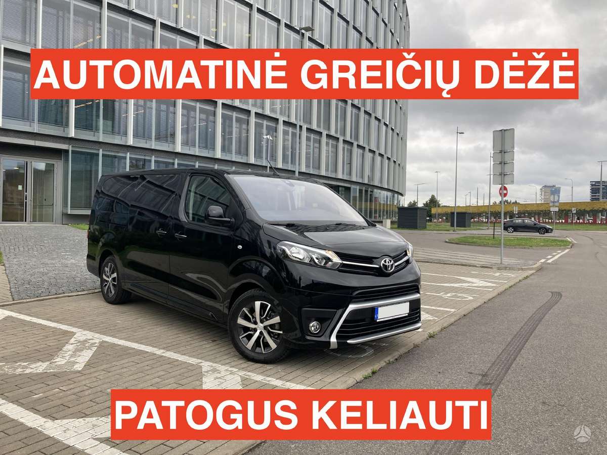 Toyota Proace Verso, passenger minibus
