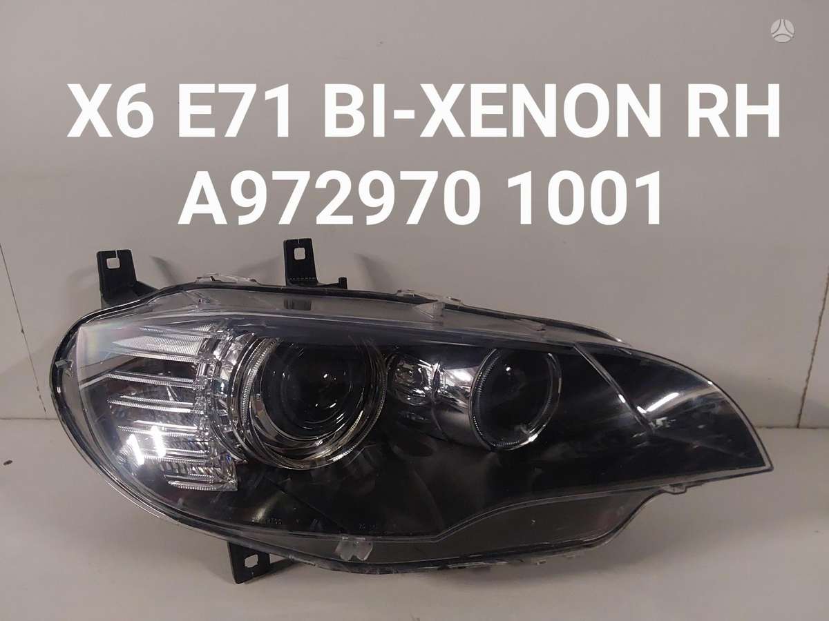BMW X6 rezerves daļās
