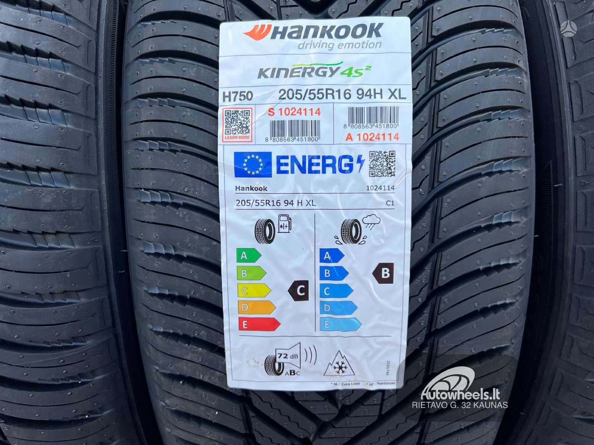 Hankook Kinergy 4S2, universalios 205/55 R16 | A21631797