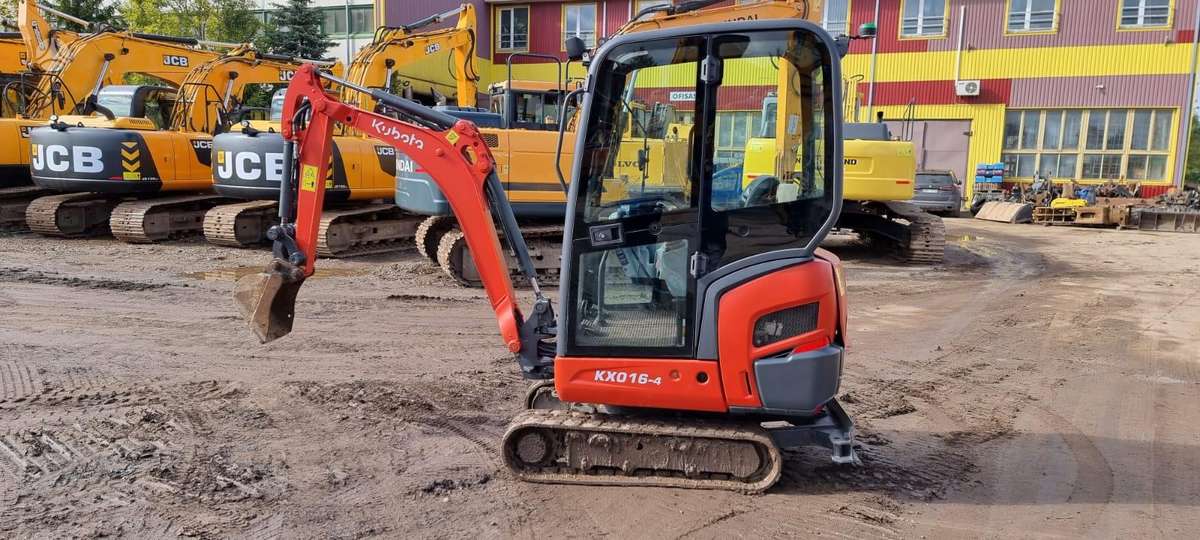 Kubota KX 016-4, мини-экскаваторы