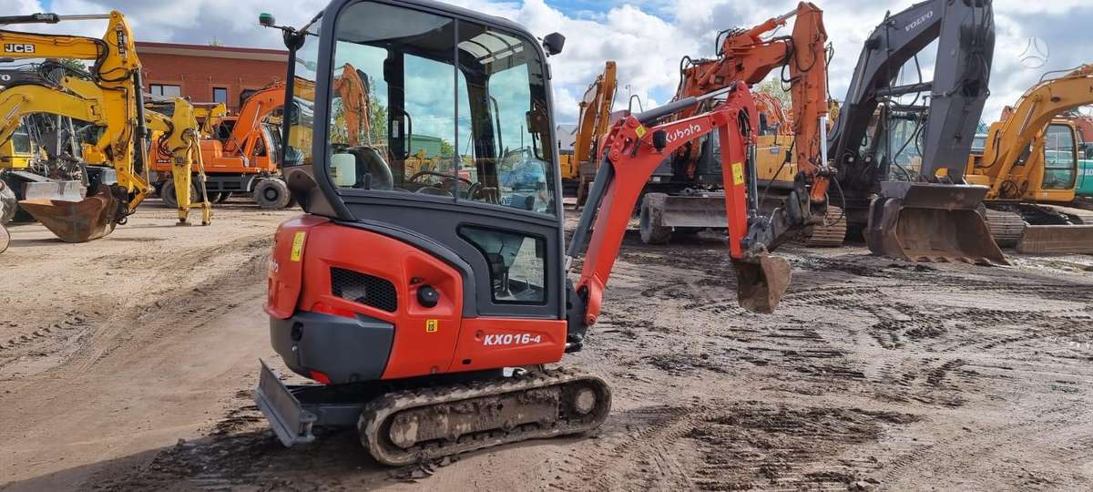 Kubota KX 016-4, мини-экскаваторы