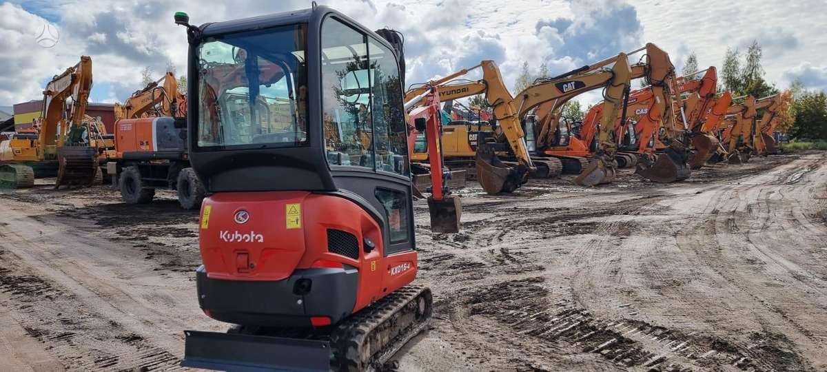 Kubota KX 016-4, мини-экскаваторы