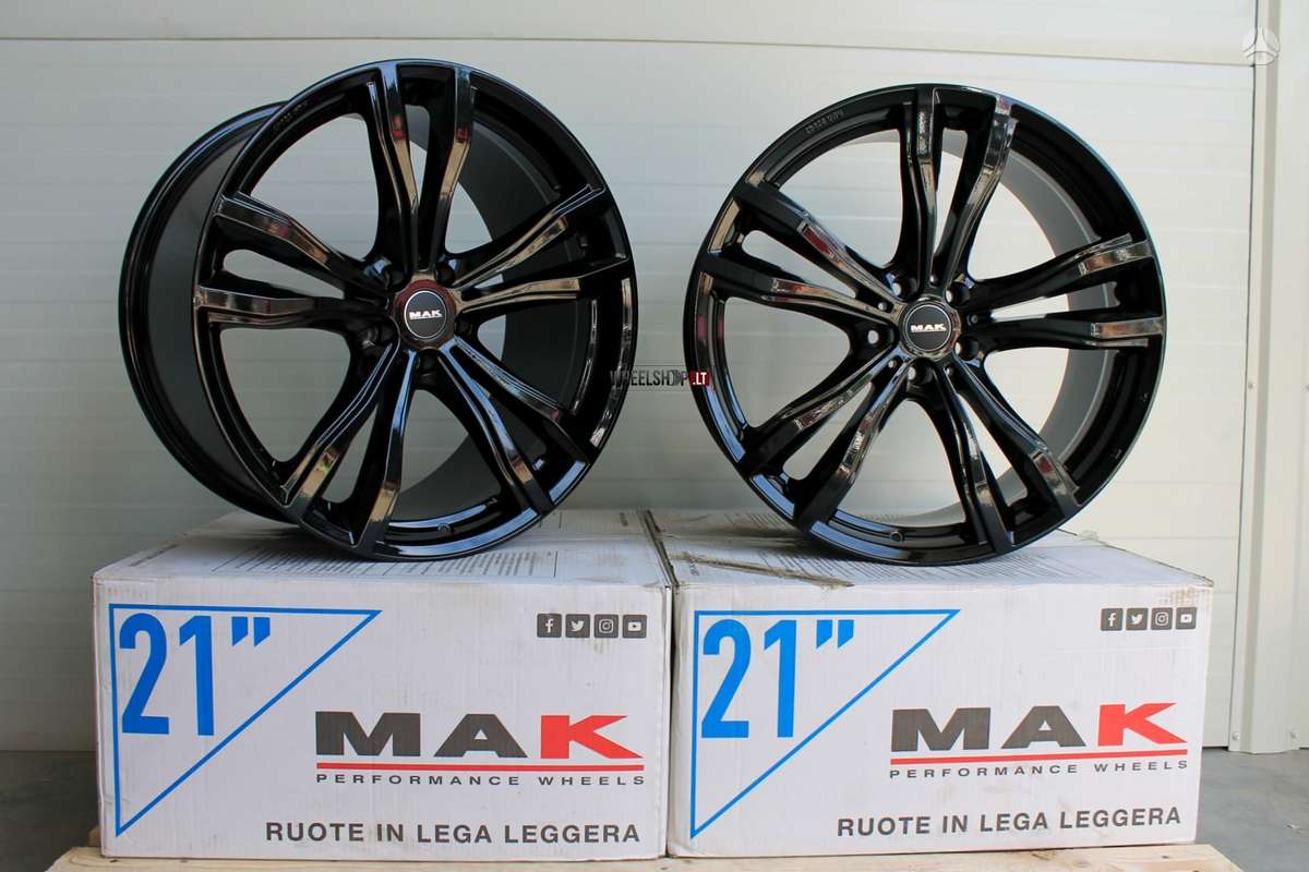 MAK X-Mode Gloss Black, light alloy, R21