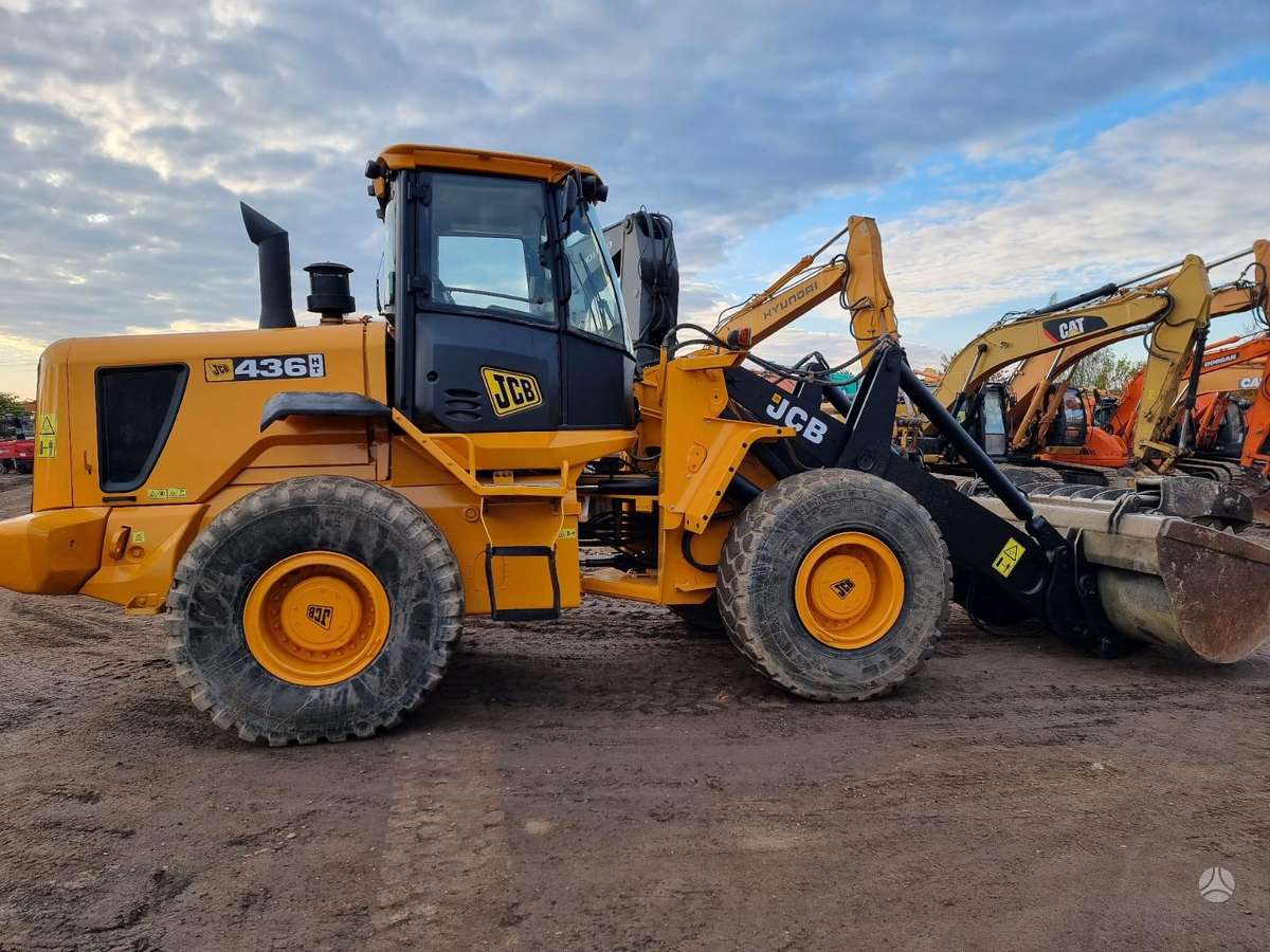 JCB 436 HT, frontaliniai krautuvai