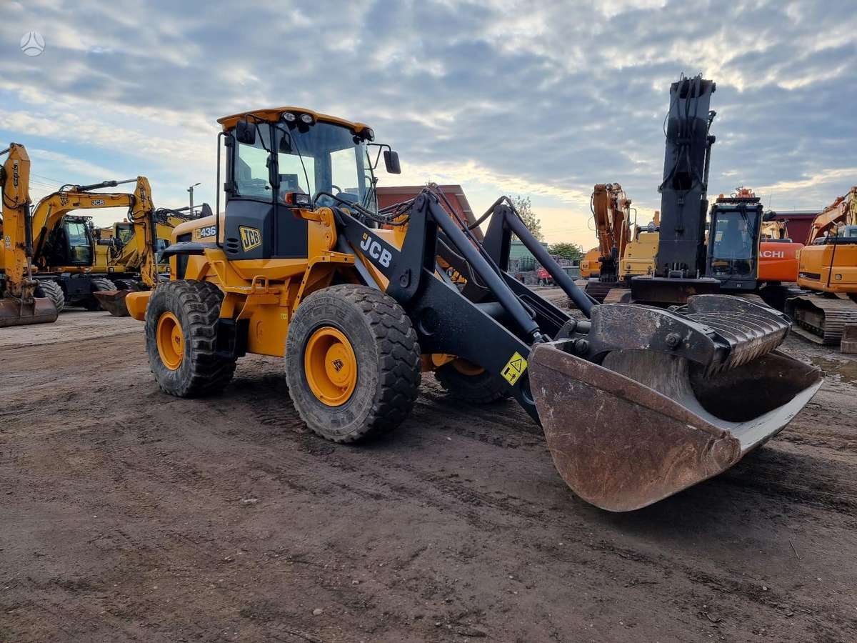 JCB 436 HT, frontaliniai krautuvai
