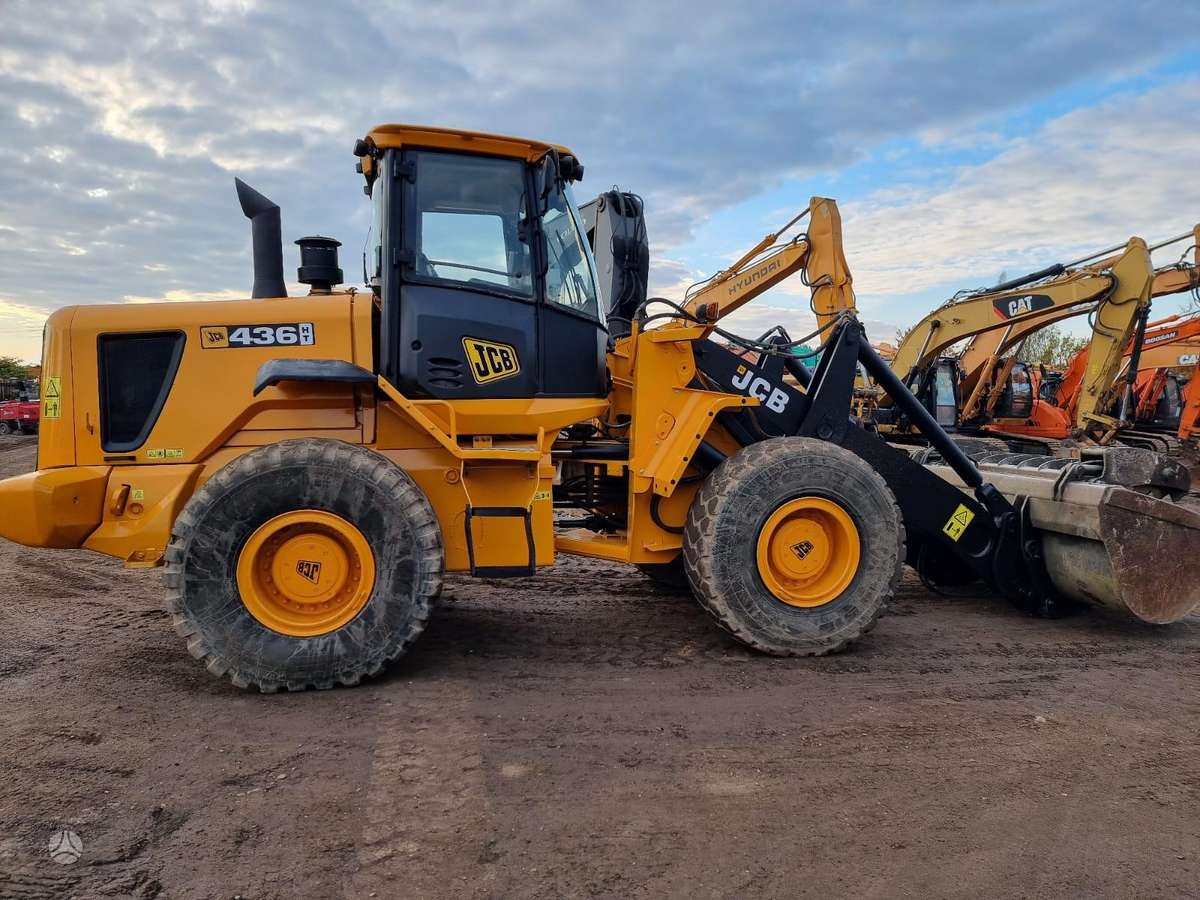 JCB 436 HT, frontaliniai krautuvai