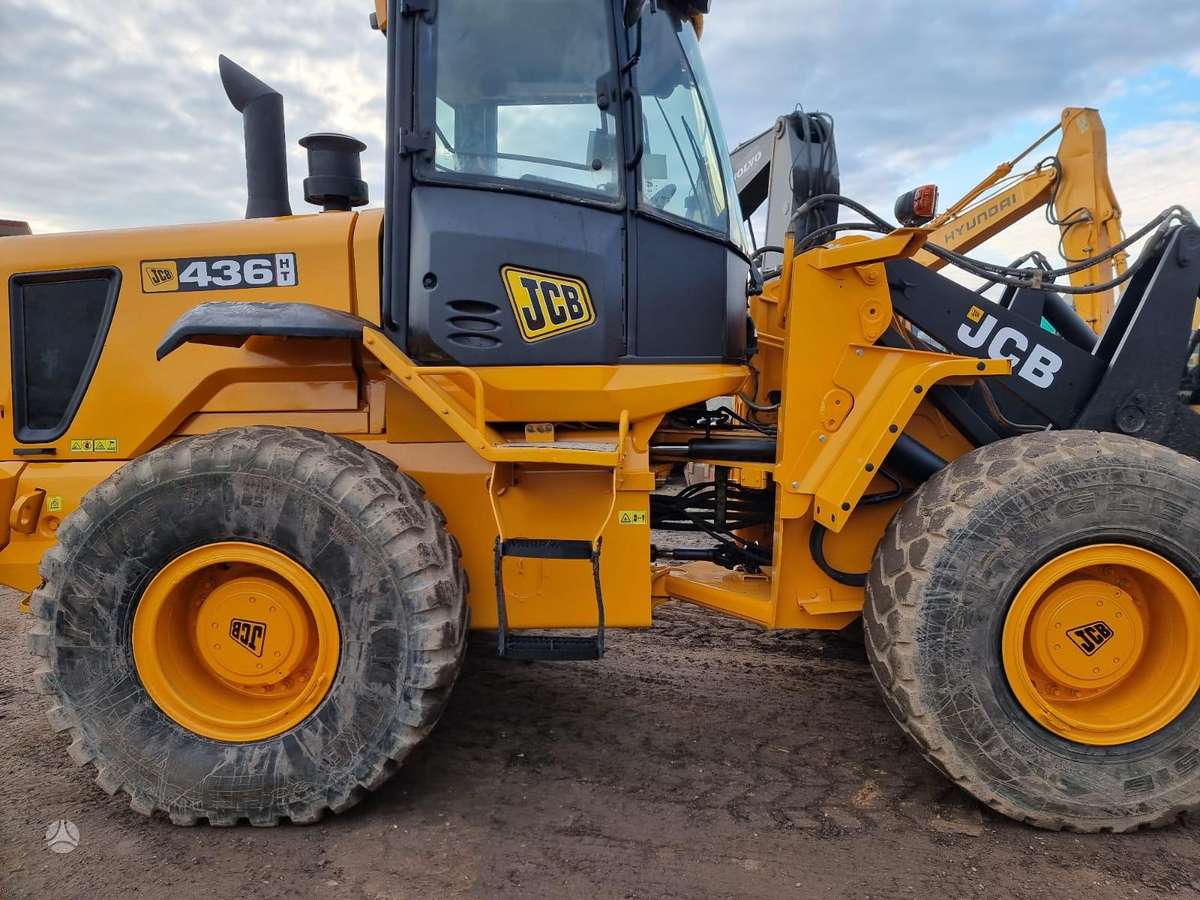 JCB 436 HT, frontaliniai krautuvai