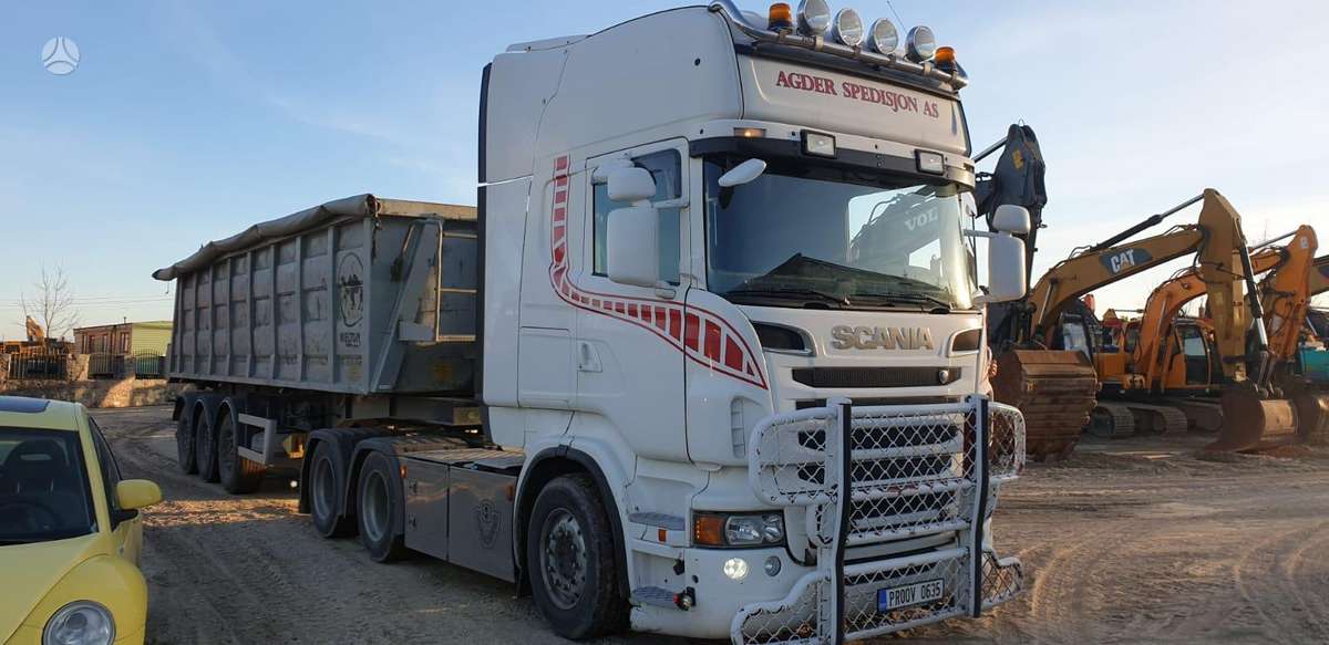 Scania R730 6x4, double sleeper