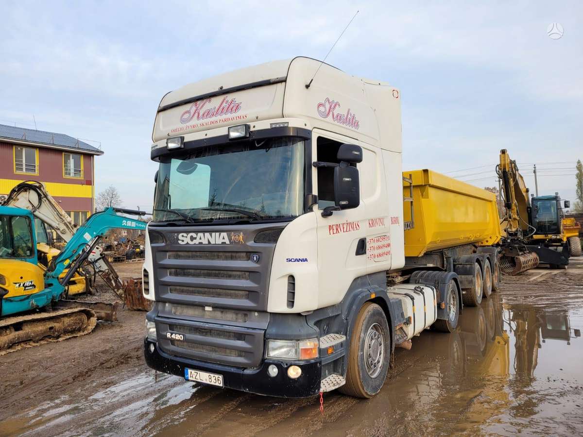 Scania R420, 1 miegamoji vieta