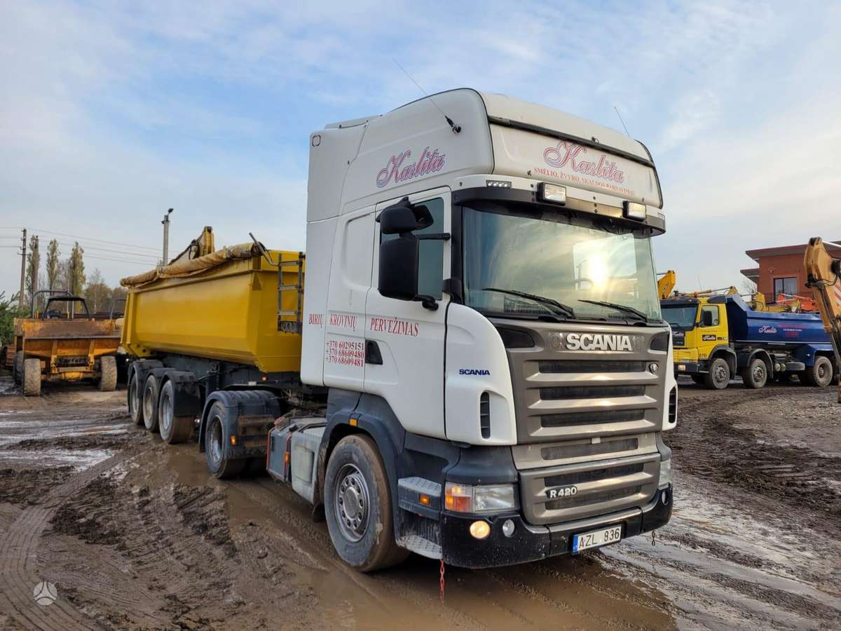 Scania R420, 1 miegamoji vieta