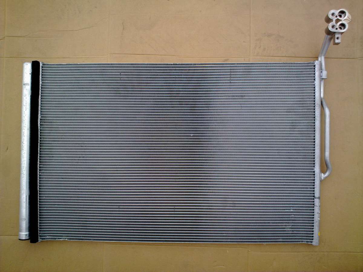 Audi Q7, 7P0, a/c condenser, radiator, fan