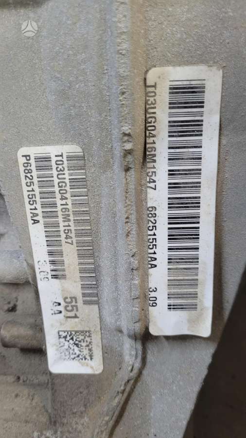 Dodge Durango važiuoklės, transmisijos dalys